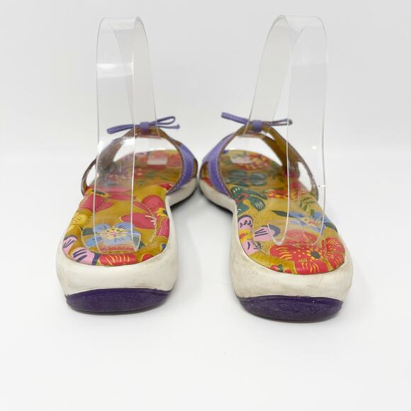 Umi Multicolor Floral Print Comfort Slip On Sandal - Picture 5 of 7